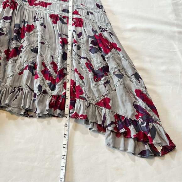 πHPπ Free People Intimacy Voile and Trapeze Slip Lace Floral Dress Size XS - Picture 13 of 15